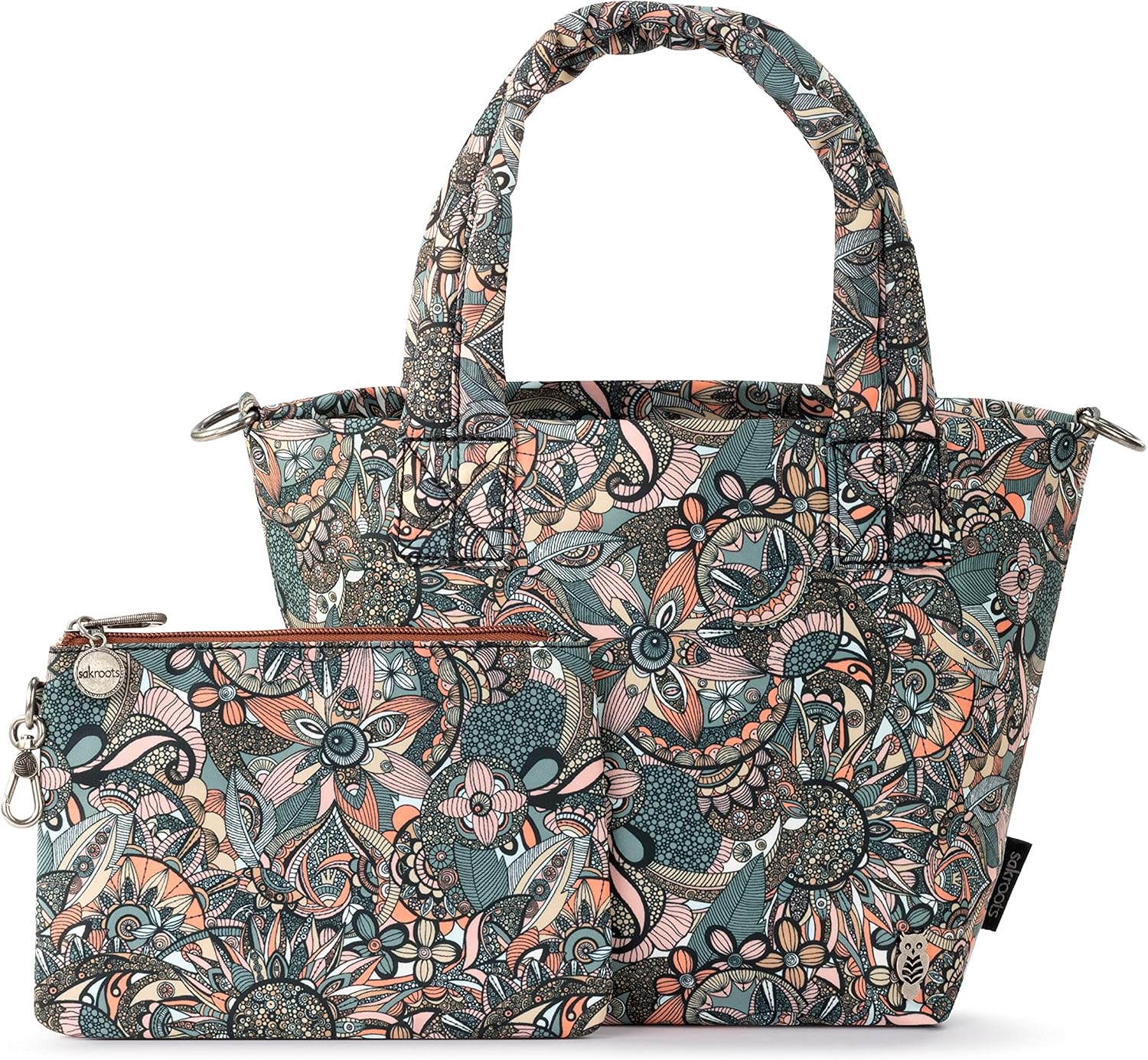 Sakroots Womens Culver Small Tote in Repreve Eco-twill