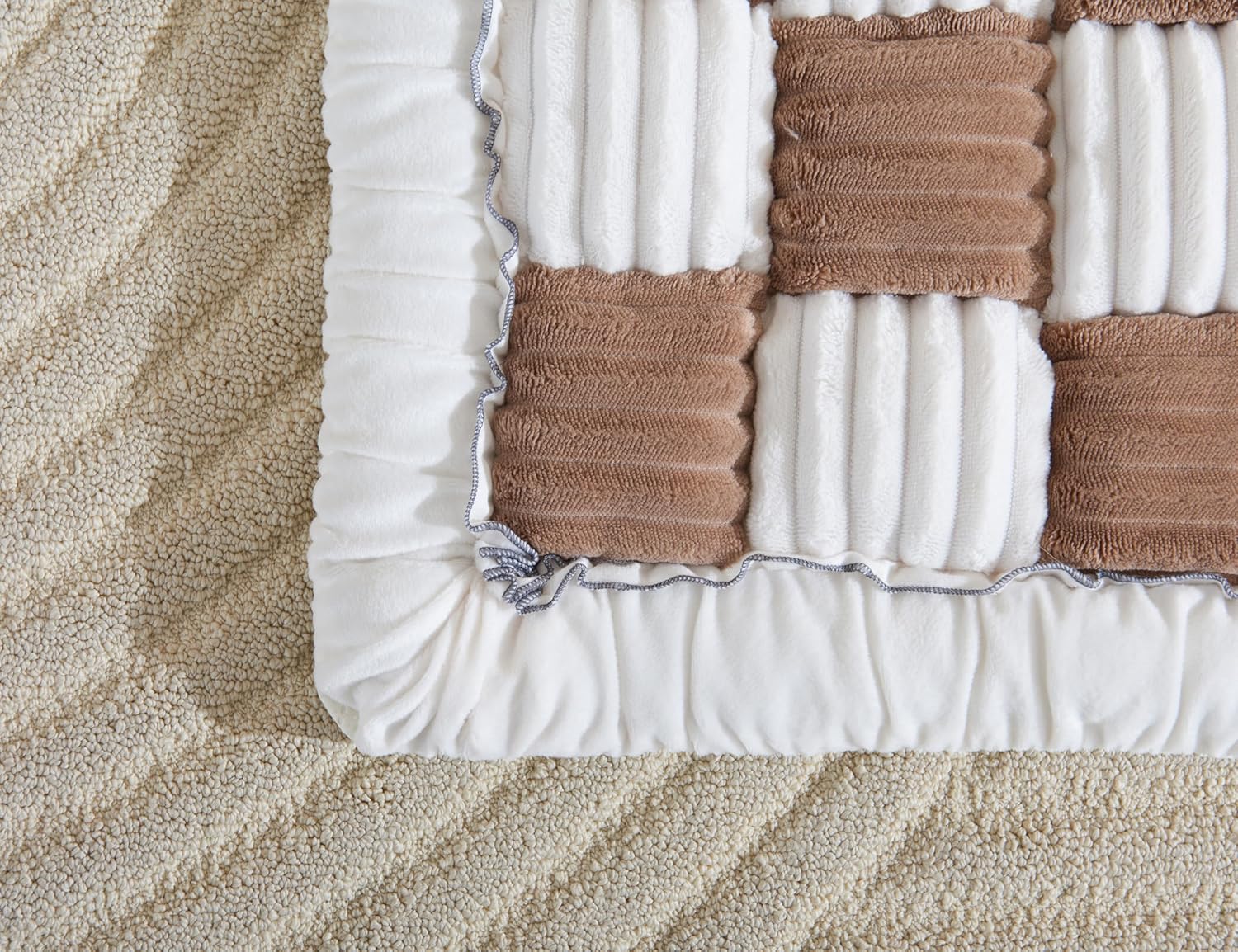 Couch Cushion Cover for dogs Sofa Cover Washable Pet Love Seat Couch Covers for Sofa Slipcovers Couch Protector Blanket for Dog Sofa Cushion Covers for Pet Washable Pad Dark Brown 70x70cm/27.6x27.6in