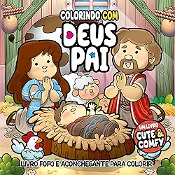 Colorindo com Deus Pai - Um Livro Cute & Comfy - Livro de Colorir Adulto