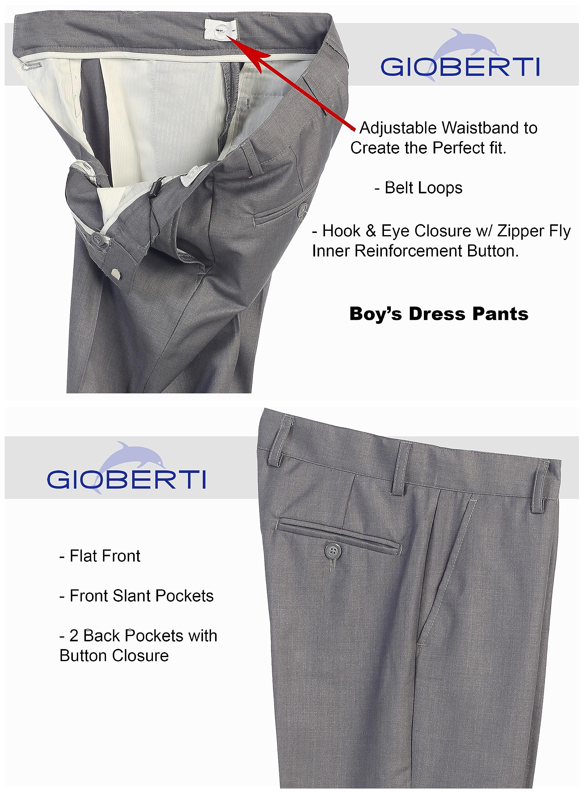 2t grey dress pants Men's Grey Dress Pants