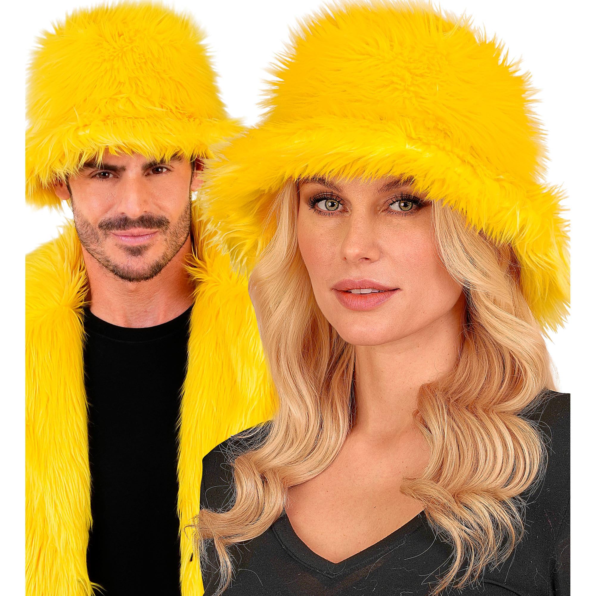 W WIDMANN MILANO Party Fashion - Plush Fishing Hat, Fluffy Fishing Hat, Accessory for Festivals Carnival, Theme Parties - Image 3