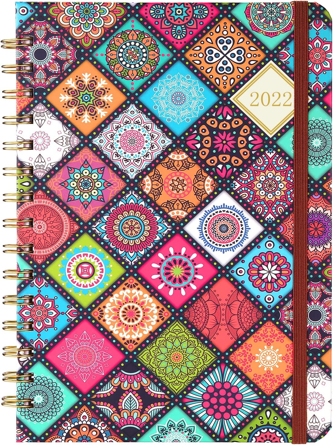 2022 Planner - Weekly Monthly Planner with Flexible Hardcover, Jan 2022 - Dec 2022, 6.4" x 8.5", Twin- Wire Binding, Premium Thick Paper