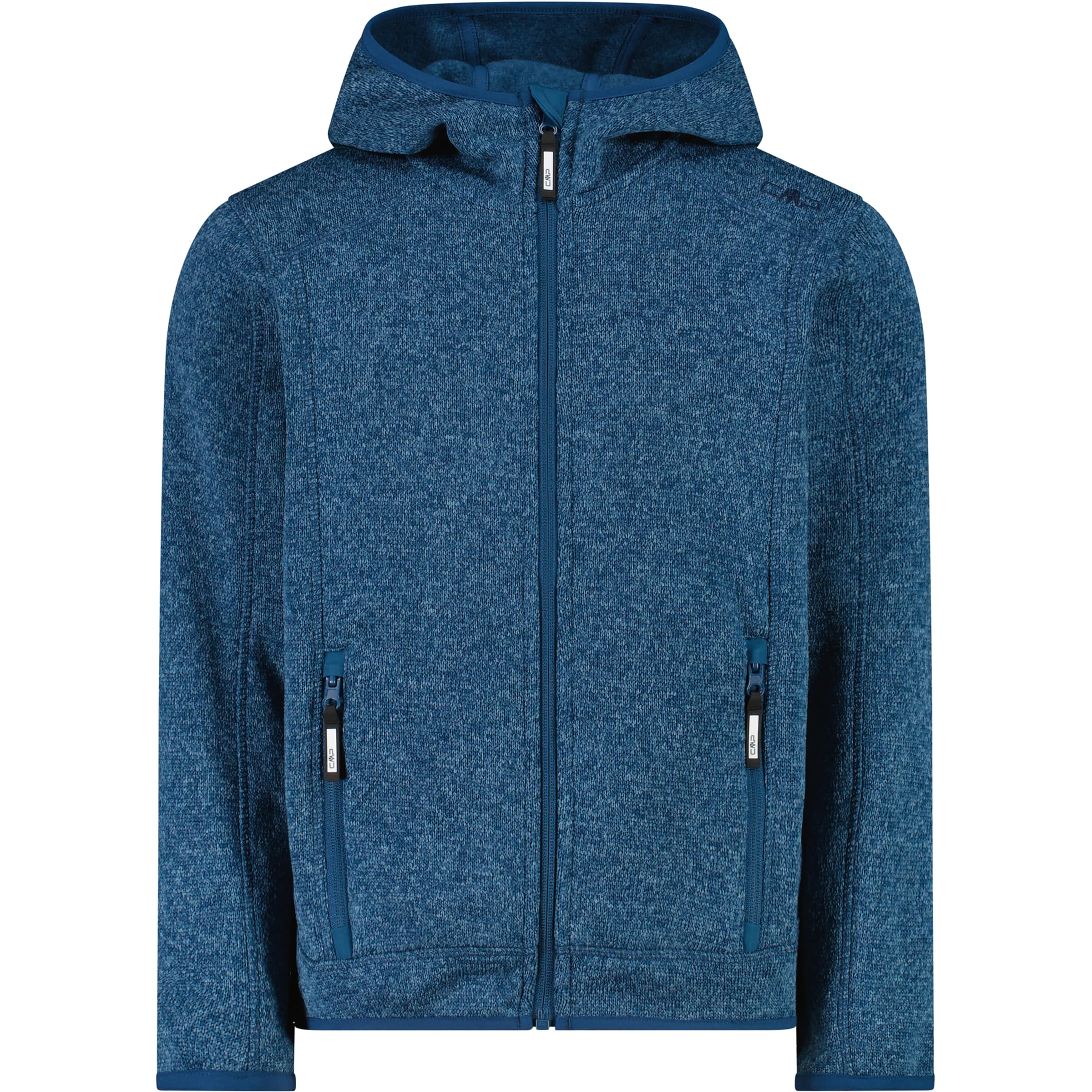 CMP Kinder Fleece Hoodie Jacke, petroleum-lighter, 164
