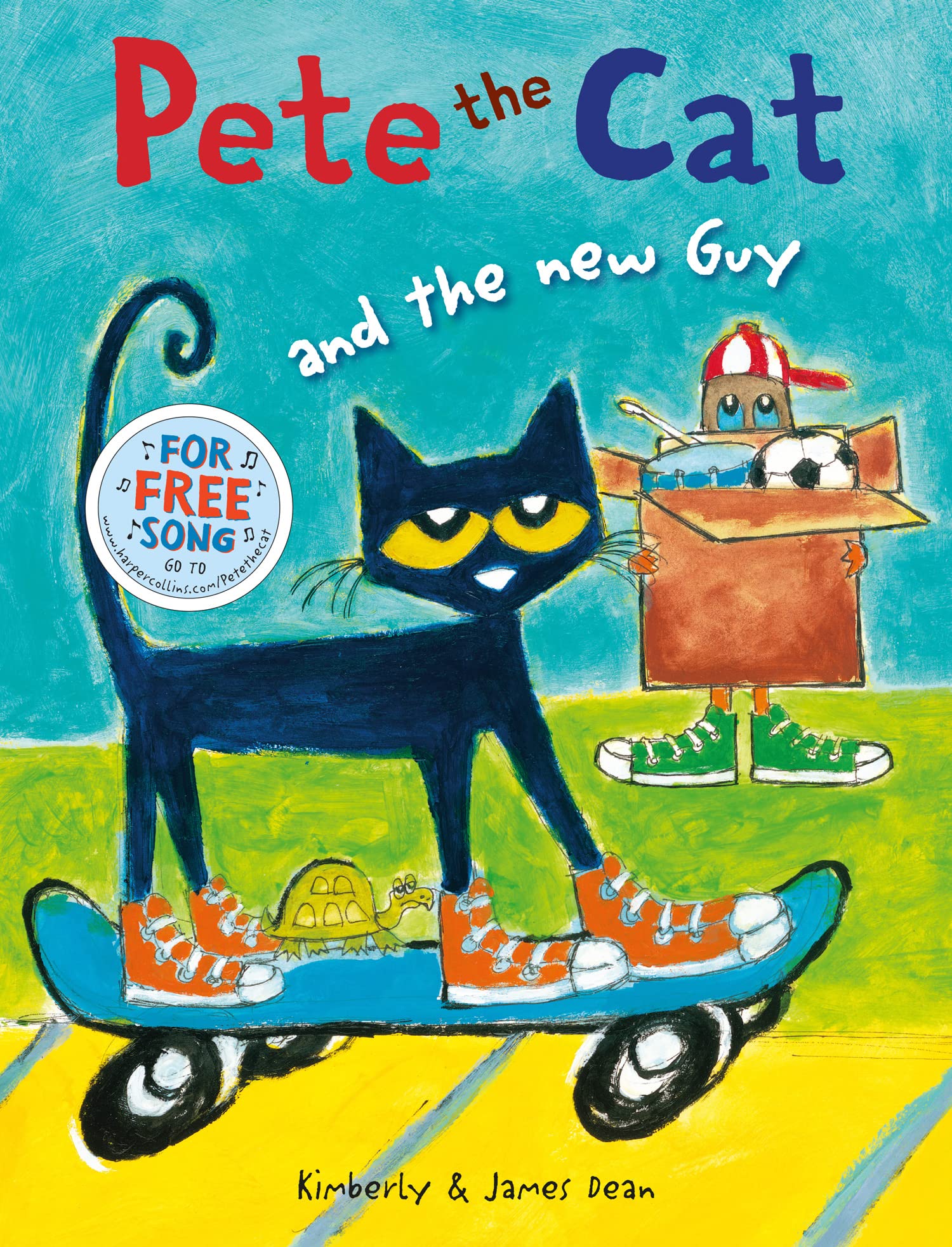 Pete the Cat and the New Guy, Children’s, Teenage and Educational – Children’s , Paperback, Kimberly Dean, Created by James Dean, Illustrated by James Dean