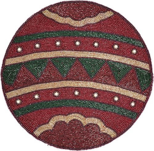 Beaded Ornament Placemat (Set of 4)