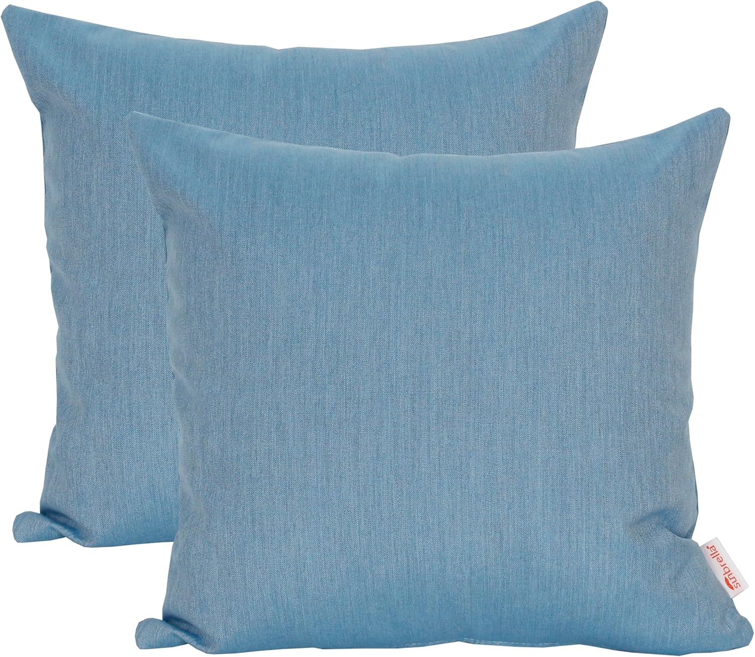 Outdoor/Indoor Sunbrella Throw Pillows Square Set of 2 Pieces 18 inch x 18 inch Beaming Mojave - Cover Only, Insert Not Included