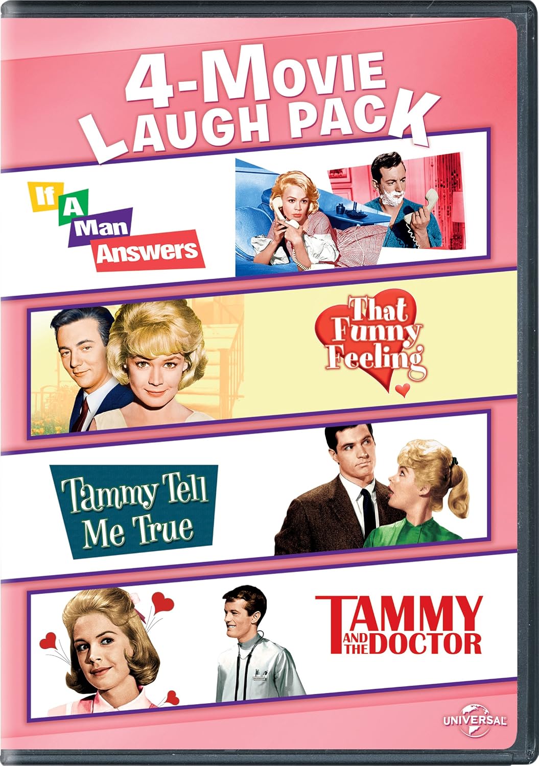 If a Man Answers / That Funny Feeling / Tammy Tell Me True / Tammy and the Doctor 4-Movie Laugh Pack [DVD]