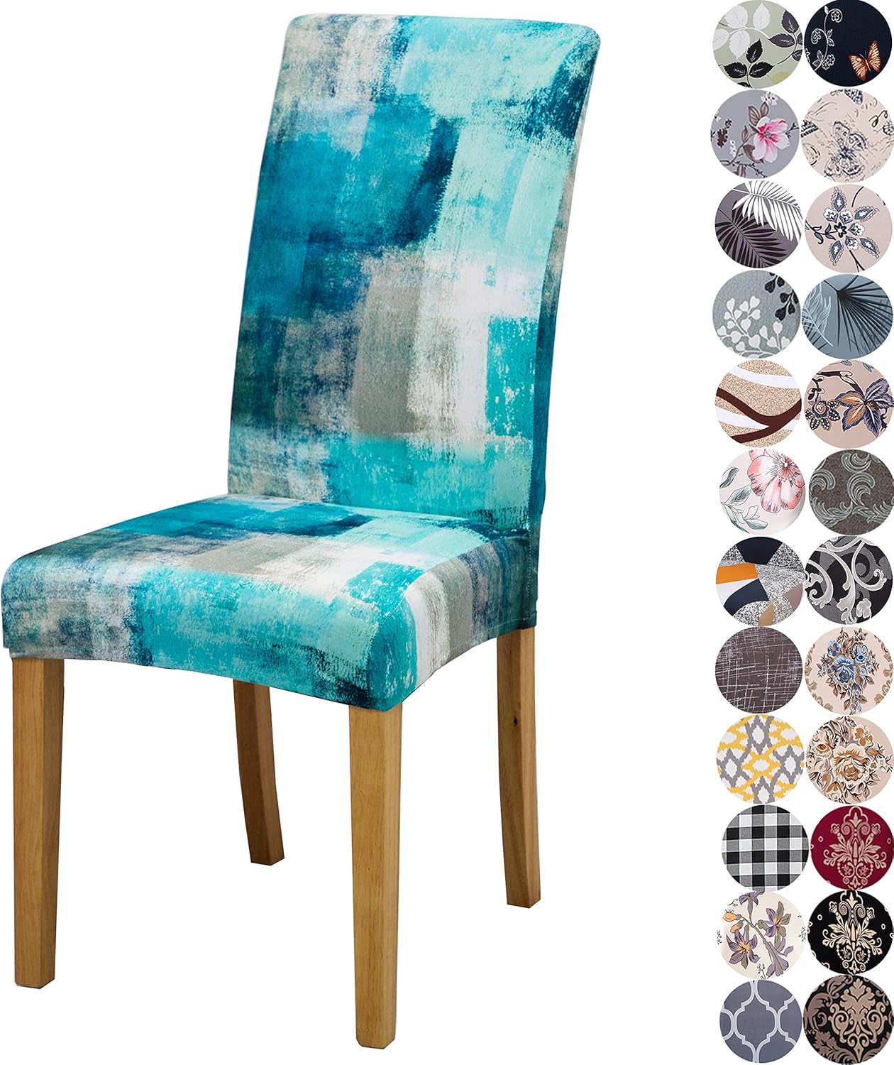 Lalluxy Stretchy Parson Chair Slipcovers for Dining Room Chair seat