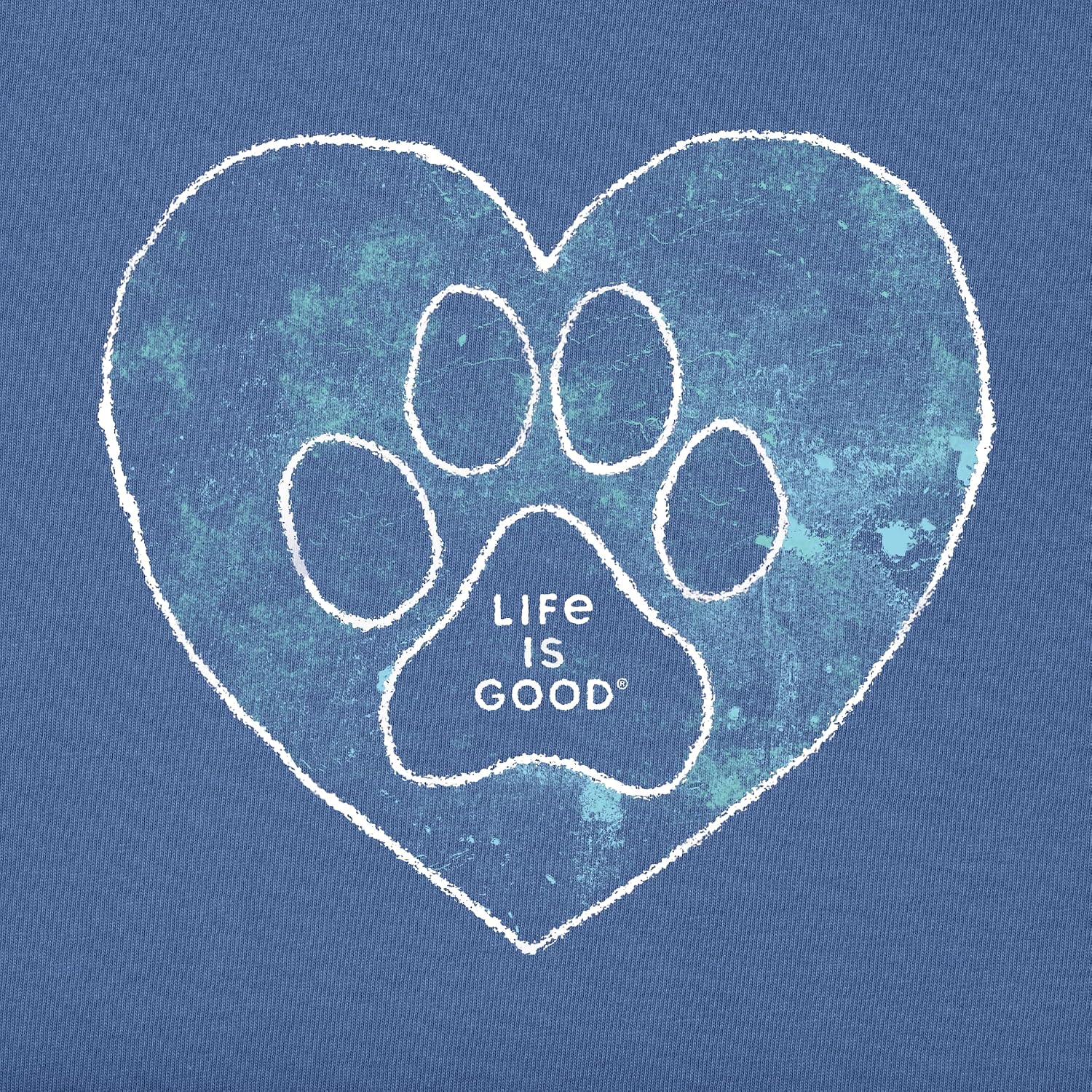 Life is Good Women's Crusher Tee Shirt, Short Sleeve Cotton Graphic T-Shirts, Trippy Paw