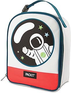 Freezable Playtime Lunch Box, Spaceman, Built with EcoFreeze® Technology, Collapsible, Reusable, Zip Closure With Buckle Handle, Perfect for Keeping Lunches Fresh Large