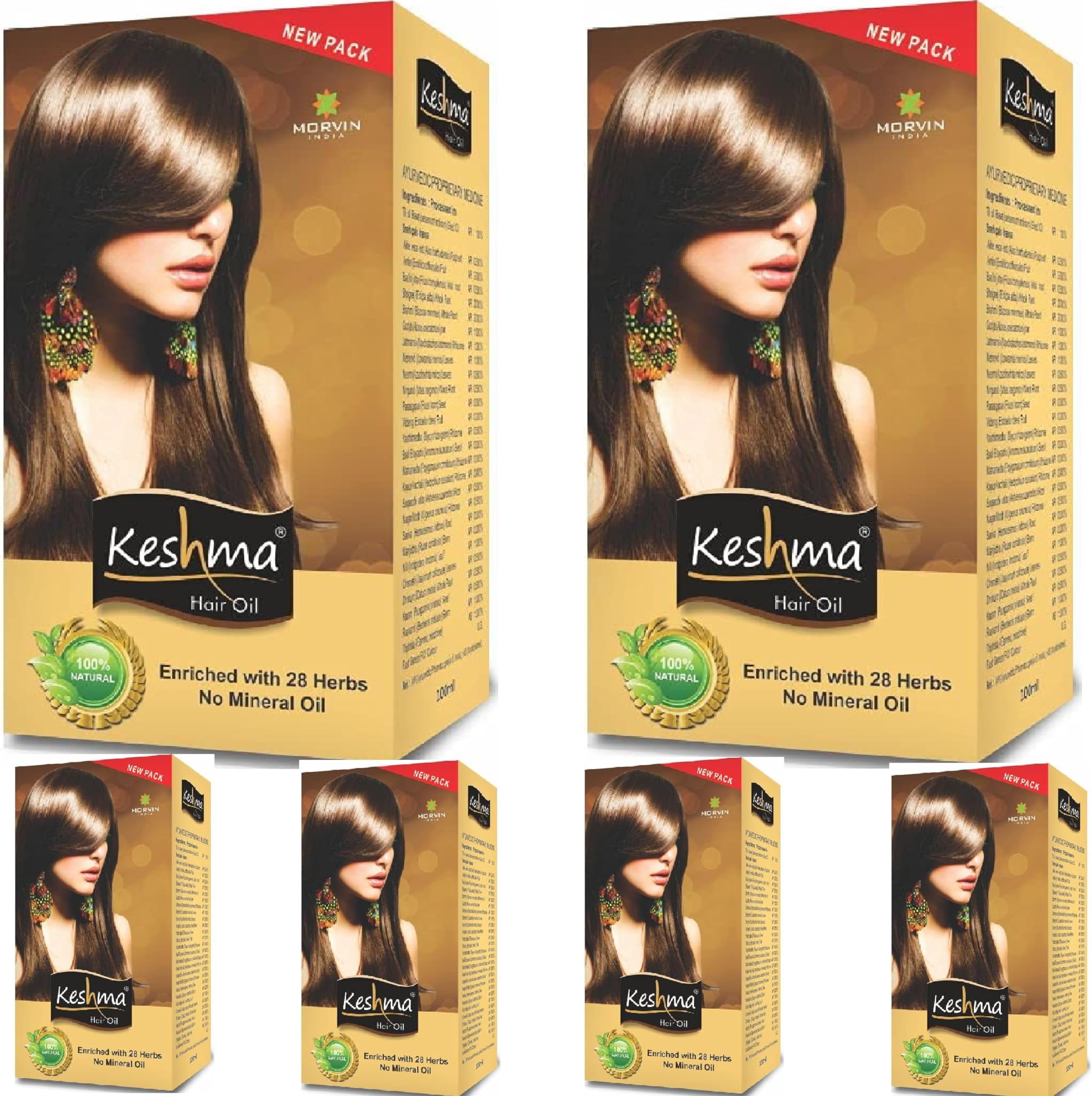 keshma oil normal pack of 6
