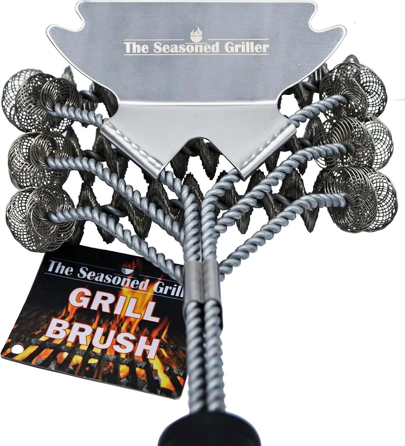 Seasoned Griller extralong 18inch grill brush. Extra