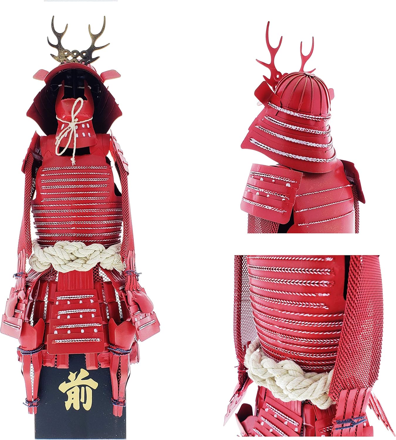 P.S 17" Tabletop Decorative Japanese Nagamasa Kuroda Clan Armor for Home Decor Art Vintage Desplay