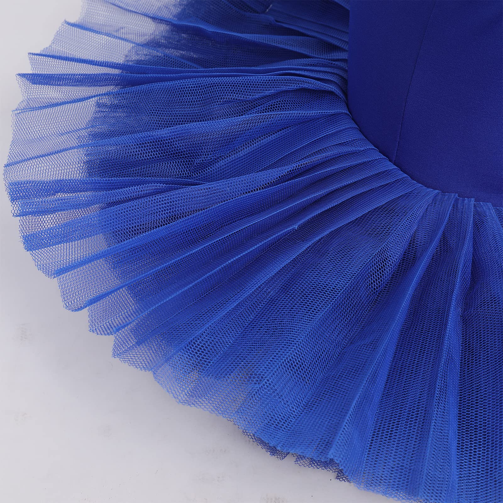 ABEHIK Robe de Ballet Tutu Danse Classique Femme sans Manche de Couleur Unie Robe de Ballet Costume Lac des Cygnes Robe Tutu de Danse Costume de Ballet Robe Poncho Robe Performance