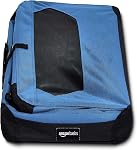 Amazon Basics Porte-câble pliant de qualité supérieure Portable Soft Pet Crate Carrier Kennel - 66.0cm x 45.7cm x 45.7cm, bleu