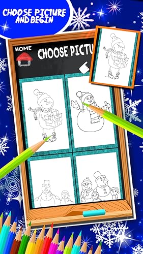 Snowman Coloring Book