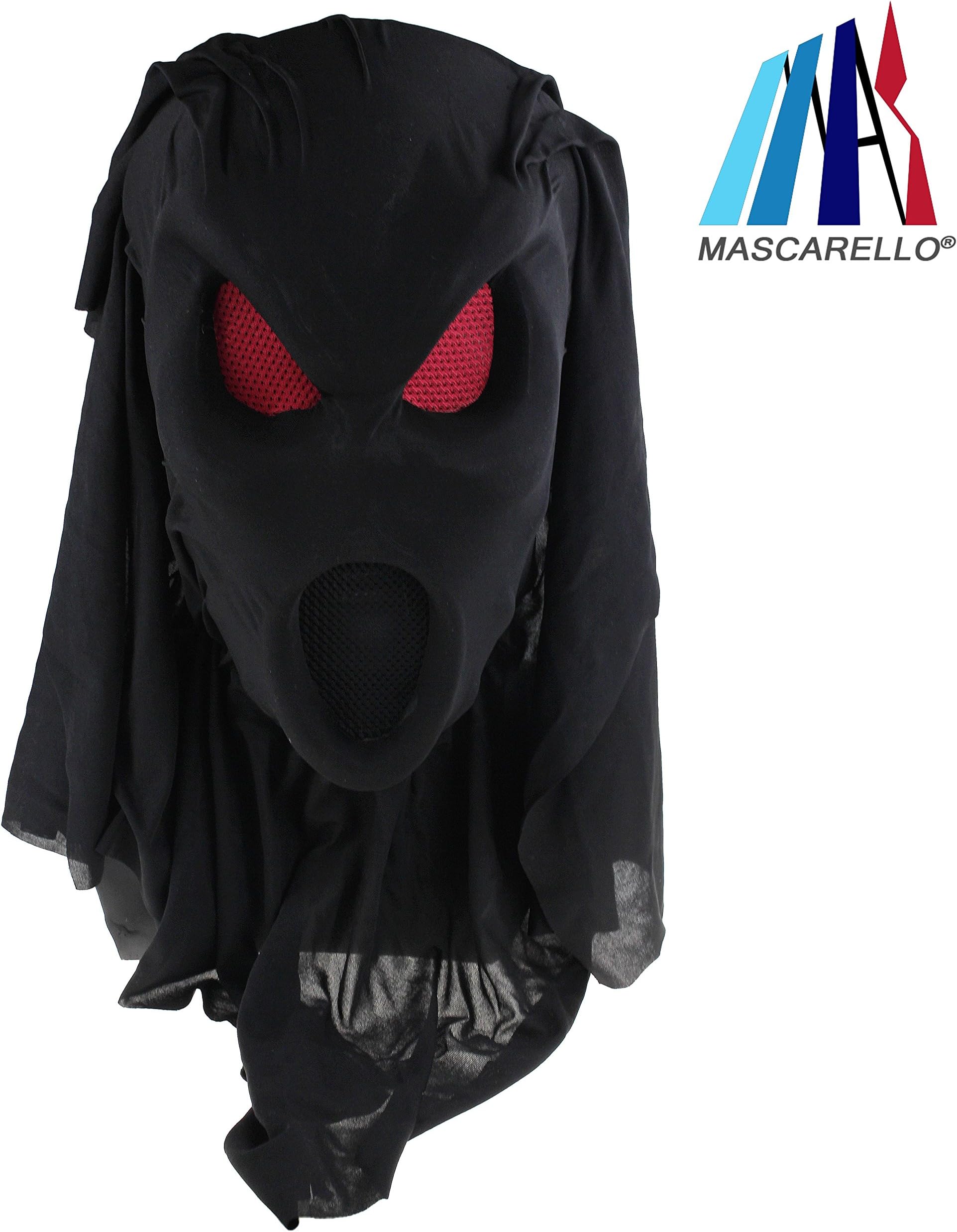 MASCARELLO®Halloween Black Horror Ghost Monster Vampire Full Head Mask Costume Cosplay Party Fancy Dress Props