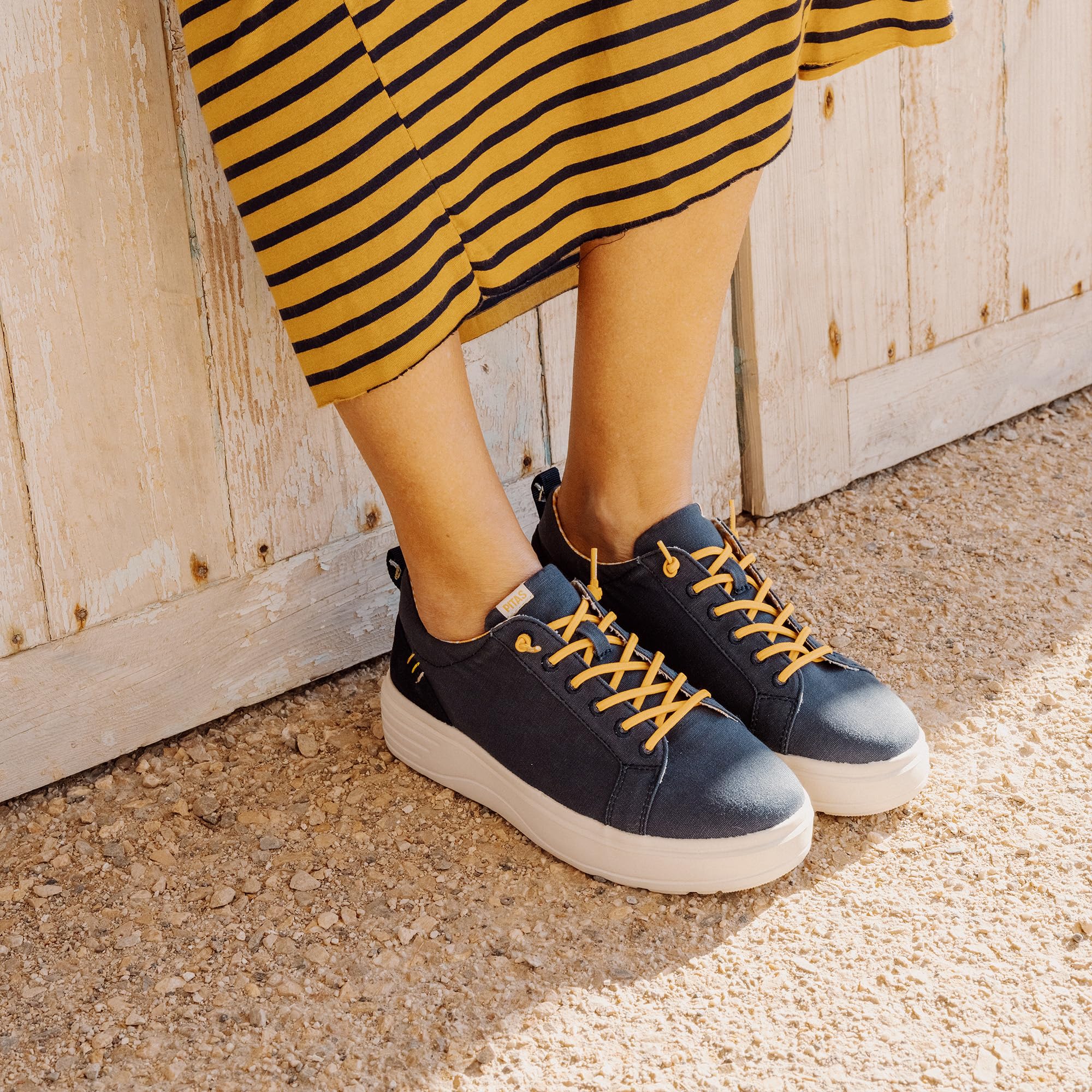 Pitas | SITGES | Sneakers Casual Donna | Scarpe da Barca Estive | Sportive | Mocassini per L'Estate | Scarpa da Vela | Calzatura Senza Lacci | Scarpe Walkinpitas