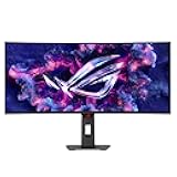 ROG Strix 34” OLED Curved Ultrawide Gaming Monitor (XG34WCDMTG) – 240Hz, 0.03ms, FreeSync & GSYNC Compatible, Android 14 Google TV, WiFi 6, NVIDIA GeForce Now, Dolby Vision, Dolby Atmos