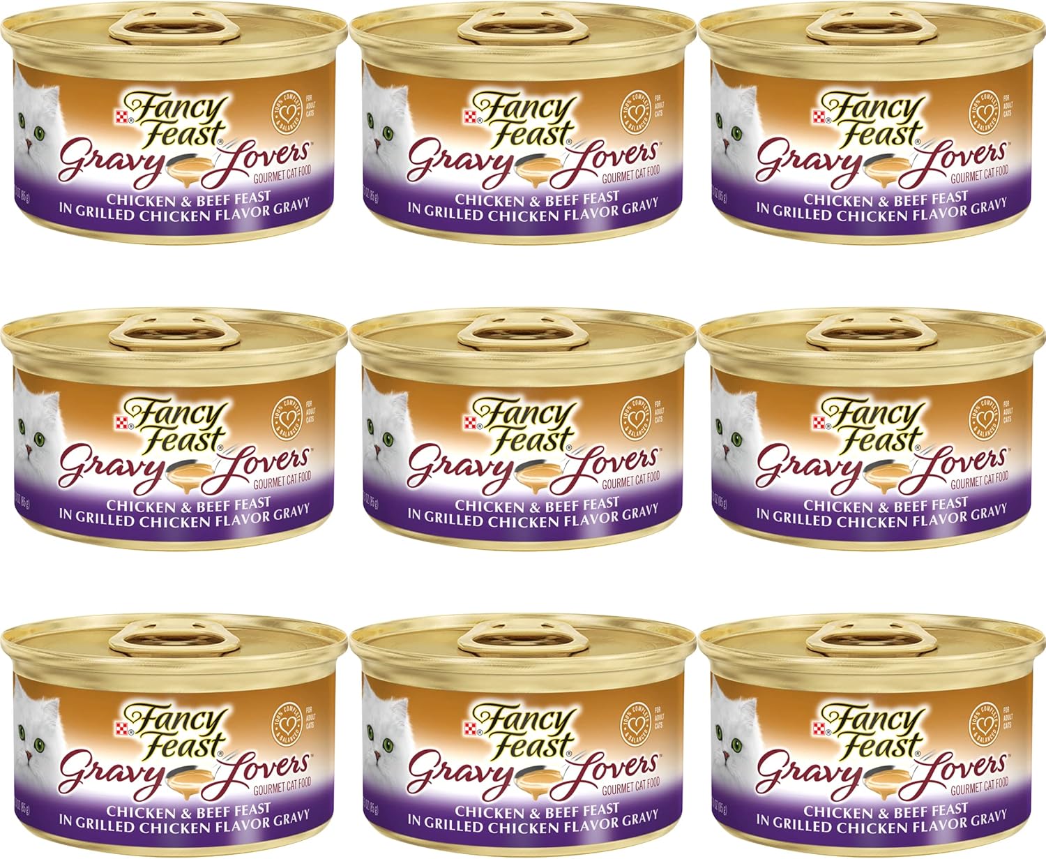 LAIBY Fancy Feast Gravy Lovers Wet Cat Food (Pack of 12