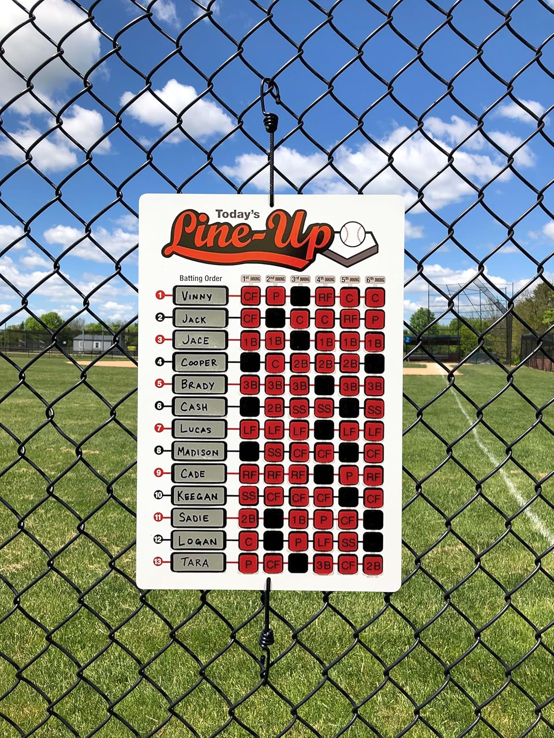 Baseball or Softball Line Up Board