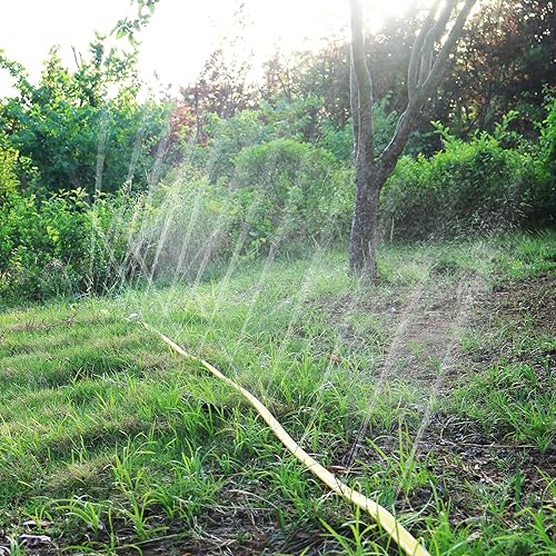 Miniatura 7 de Paquete de 6 mangueras de aspersor con agujeros de 25 pies  Manguera flexible de aspersor para césped y jardín, sistema de riego por goteo total de