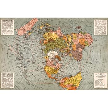 flat earth map for sale Amazon Com Flat Earth Map Gleason S New Standard Map Of The flat earth map for sale