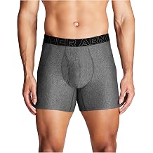 Under Armour Mens Performance Tech Boxerjock Brief Underwear, 6" Inseam, All-Day Comfort & Ultra-Soft, 1-Pack