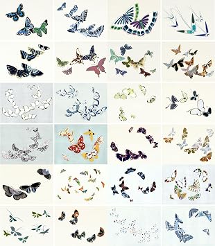 Vintage Butterflies Decoupage Rice Paper, 8 x 10.5 inch A4 - 6 Designs for Scrapbooking Cards Crafts Decoupage by Craft Kreatively