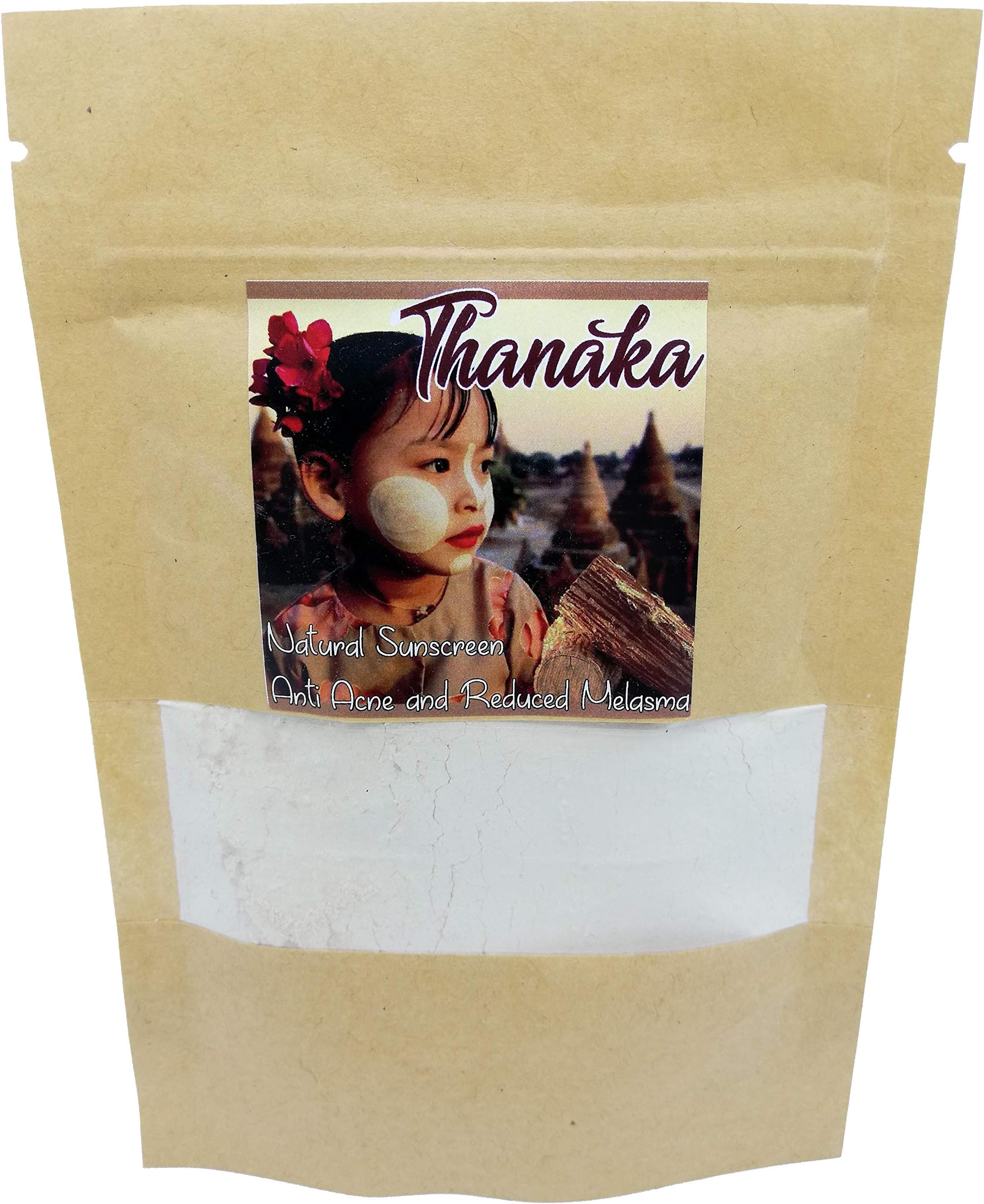 Thanaka/Tanaka Powder - Natural Sunscreen and Skin Protector - Constrict pores, Moisturise, and Control Oil - 100g
