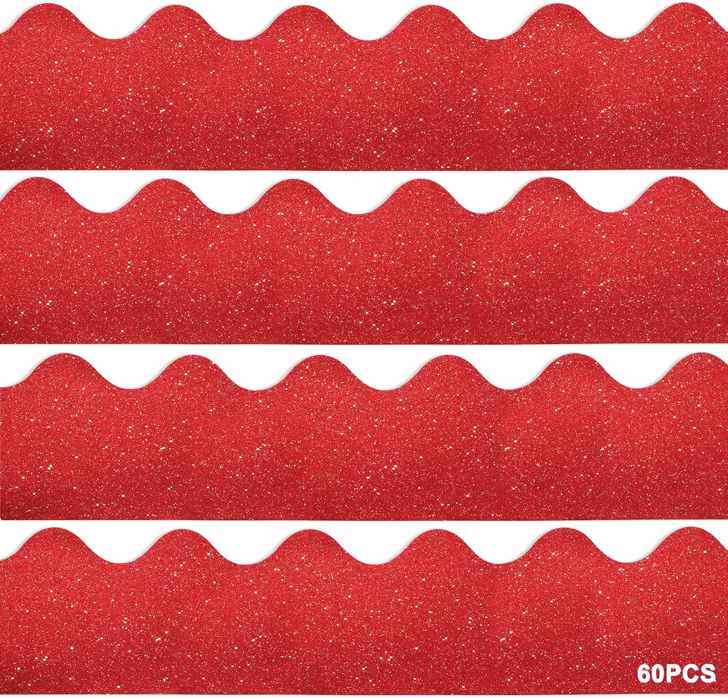 65ft Border Trim Bulletin Borders Stickers, Shine Glitter