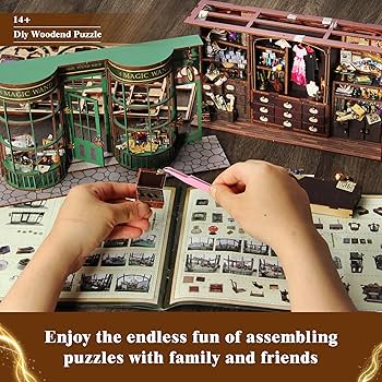 Amazon | DIYミニチュアドールハウスキット、ミニハウス