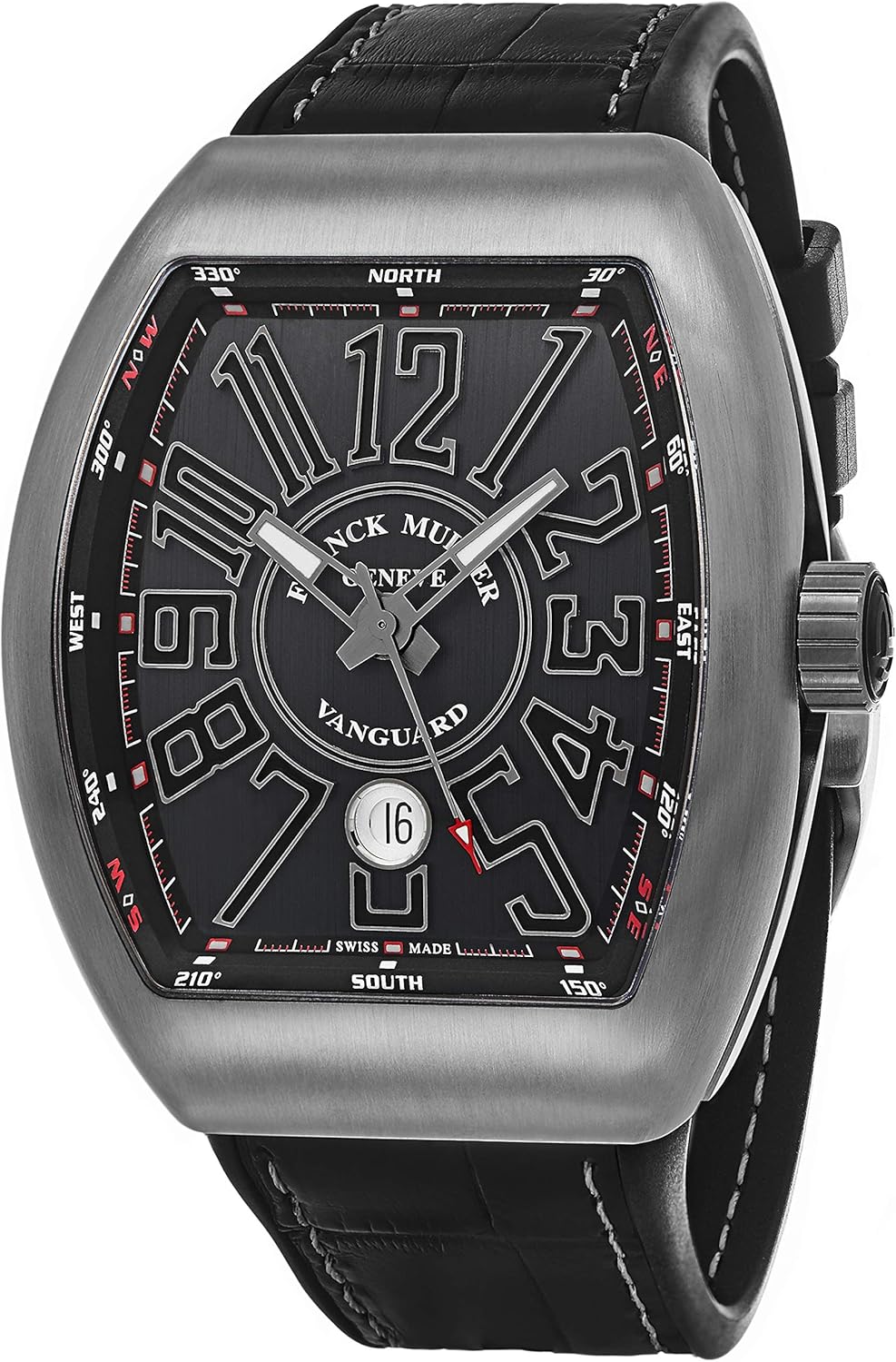 Franck Muller Vanguard Mens Titanium Swiss Made Automatic