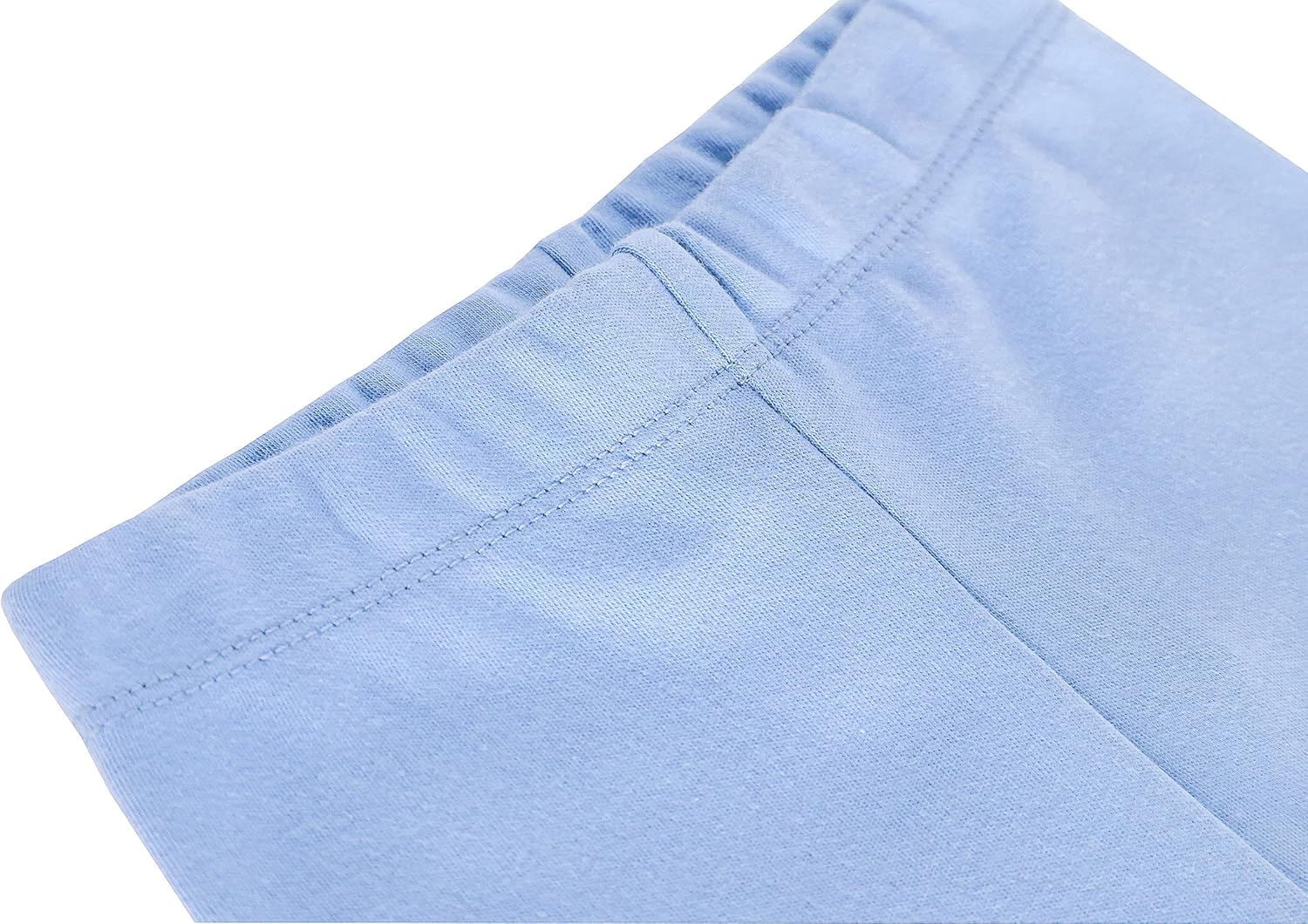 Lilax Girls' Basic Solid Full Length Cotton Soft Leggings