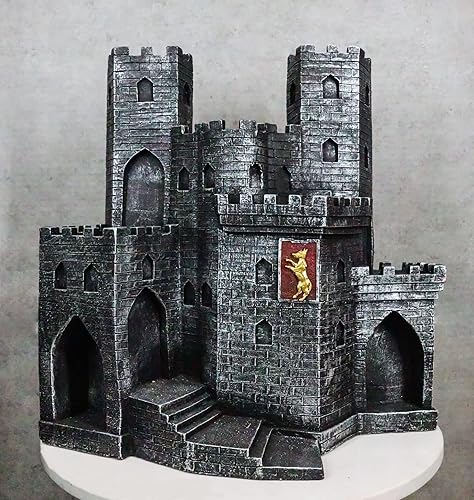 Miniatura 9 de Ebros Gift Estatua defensiva del fuerte defensivo del viejo mundo del castillo medieval de la fortaleza de la fortaleza de la fortaleza de la