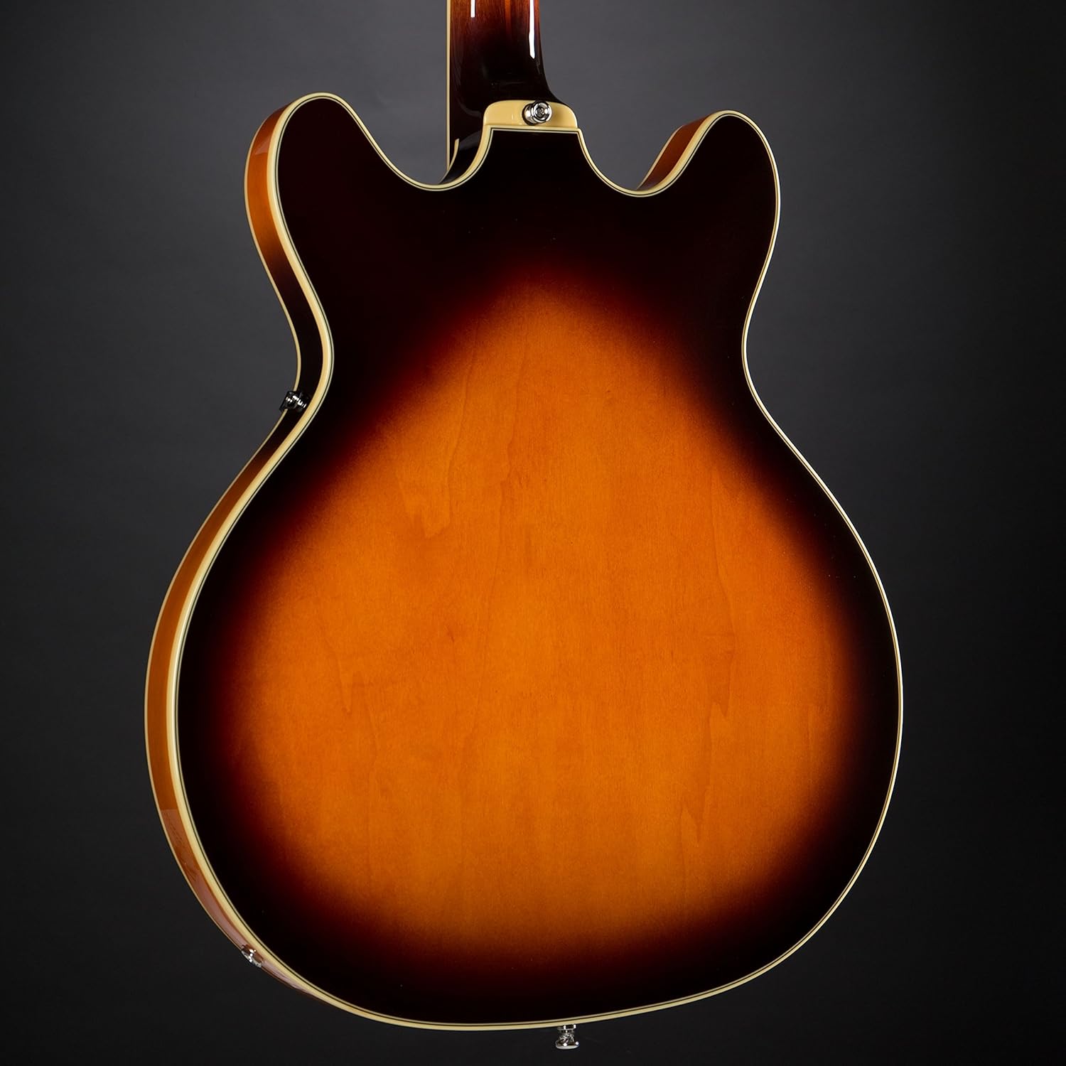 Guild Guitars Starfire IV ST Semi-Hollow Body Electric Guitar, Antique Burst, Double-Cut w/stop tail, Newark St. Collection, with Hardhsell Case