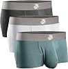 RM Real Men Men's Real Men Boxer Brief Modal Pouch D 3 Pack Boxer Briefs pack of 3