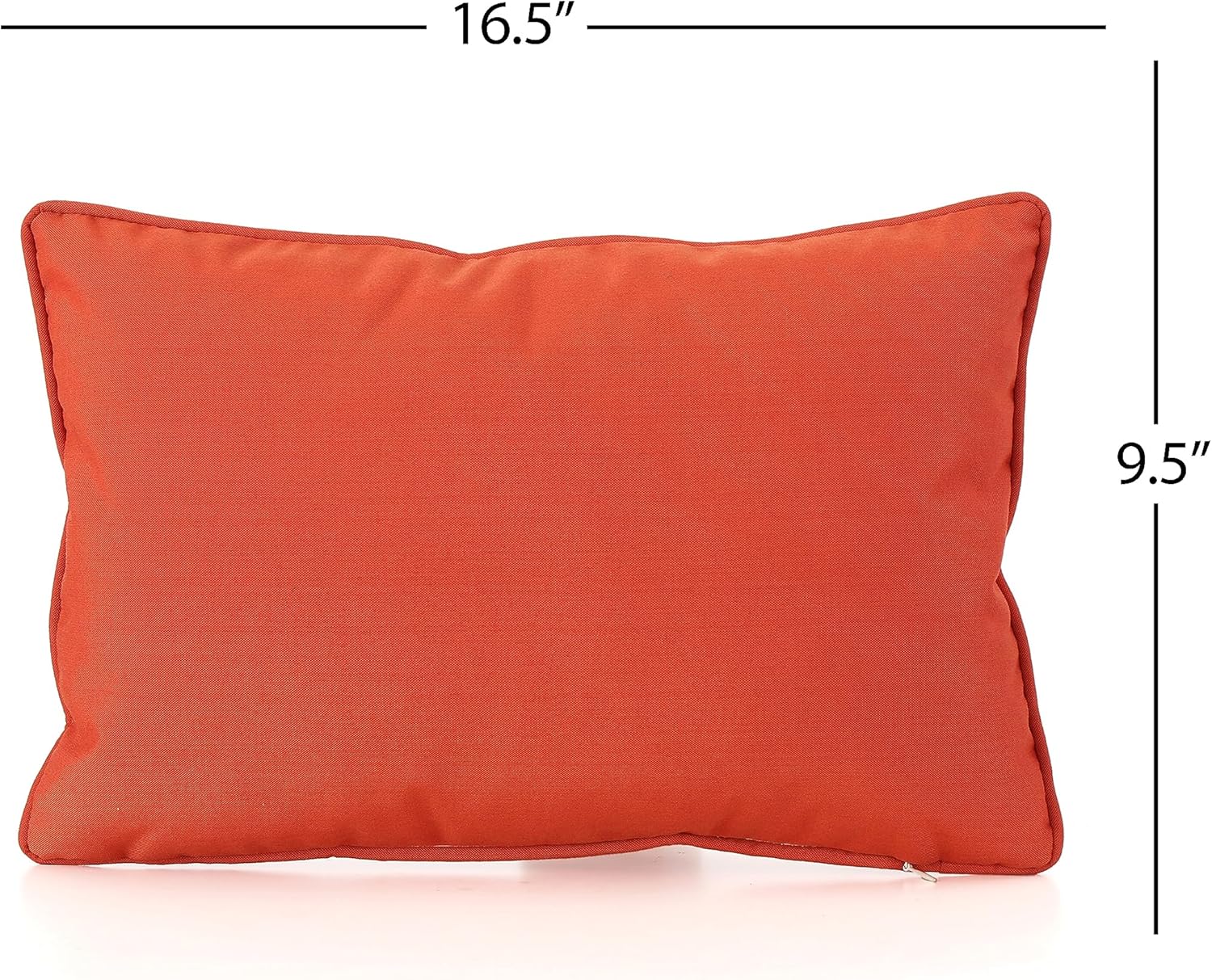 Christopher Knight Home Coronado Outdoor Water Resistant Pillows, 4-Pcs Set, Orange