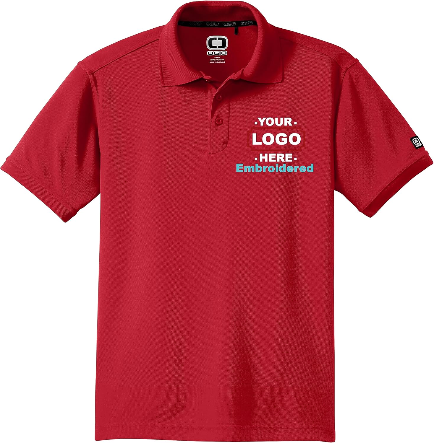 Custom Polo Shirts for Men Personalized Design Your Own Text Logo Name Embroidered Print Fit Golf Shirt Multicolor - Image 7