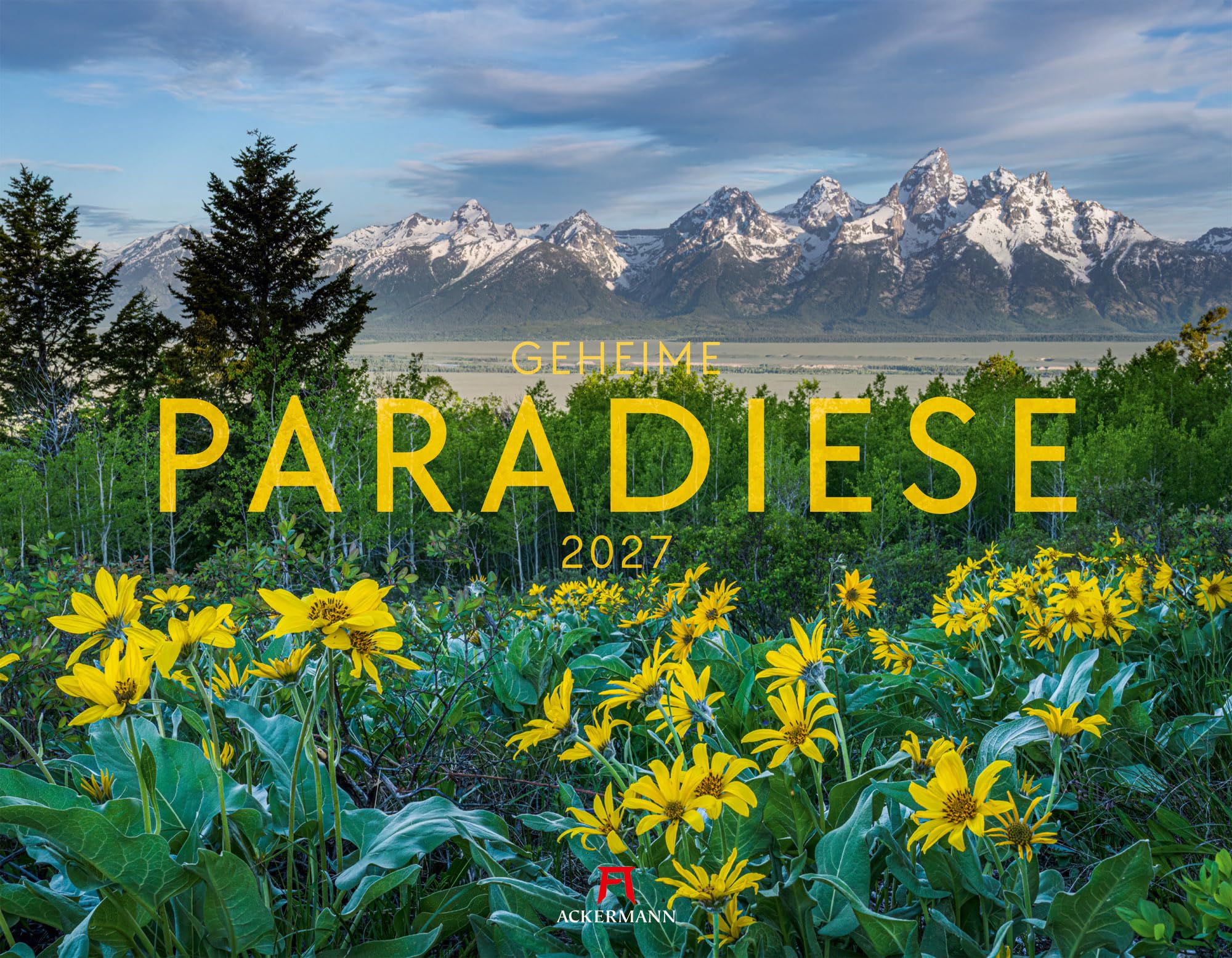 Geheime Paradiese Kalender 2027: Außergewöhnlicher Natur-Kalender im großen Querformat (54x42 cm) | Bildgewaltige Landschaftsfotografien