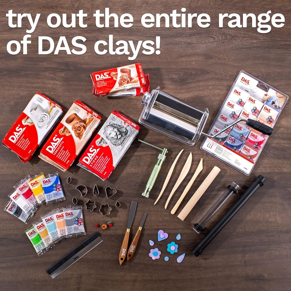 DAS Stone 1kg Air Hardening Modelling Clay, Non Bake, Ready To Use, Suitable for All Ages, For Professionals & Hobbyists Stone 1000g — view 6