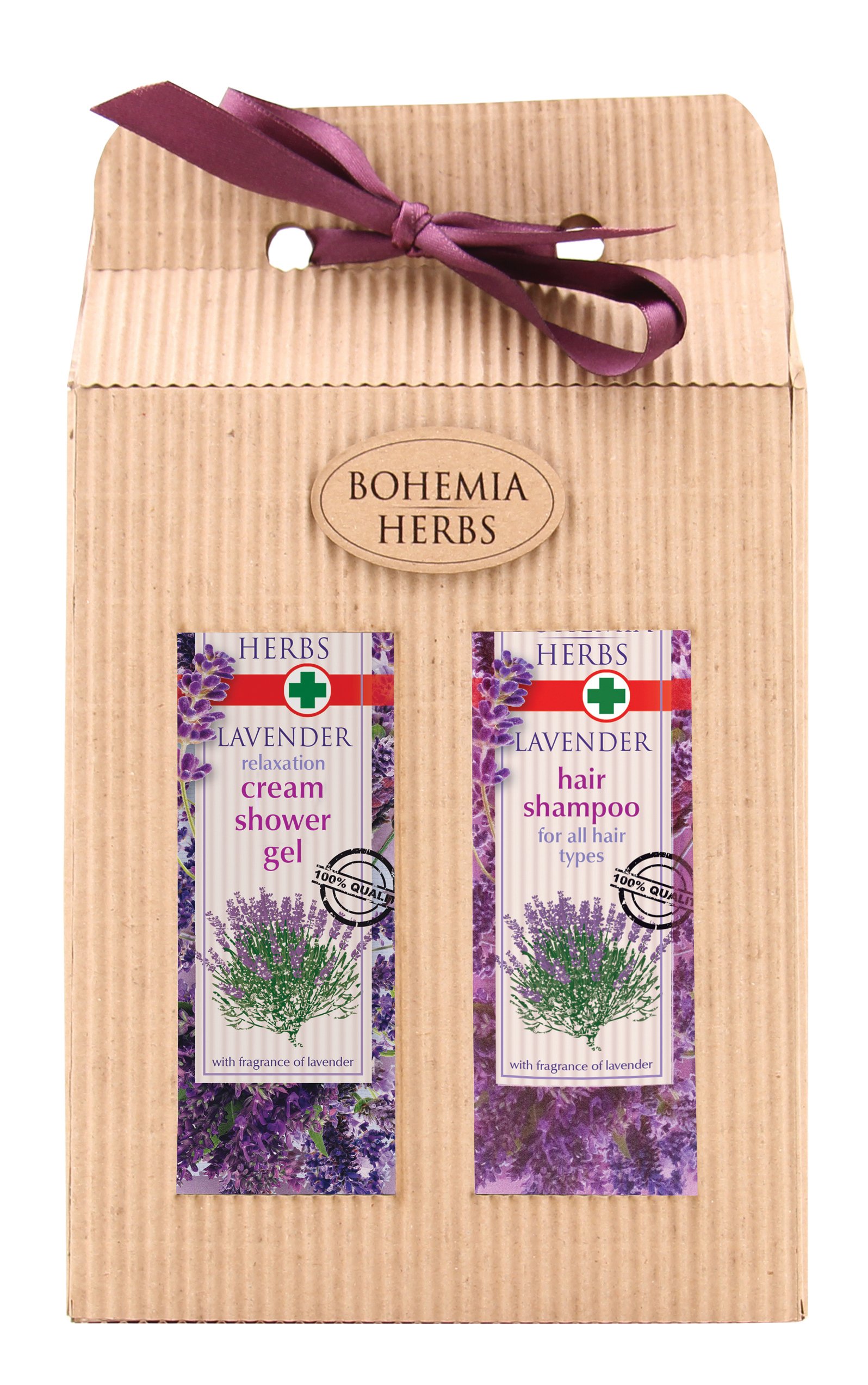 Lavender Shower Gel & Shampoo Gift Pack - Original Pure Natural Cosmetics