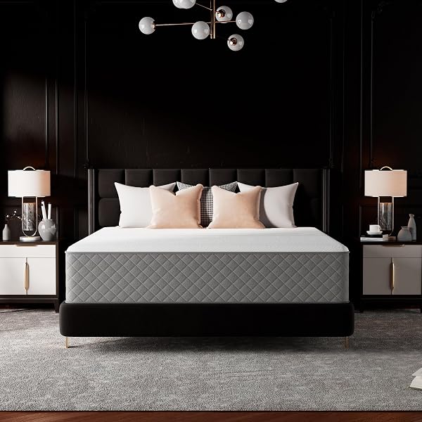 PurrJoys Full Mattress, 10 Inch Full Hybrid Mattress in a Box with Gel Memory…