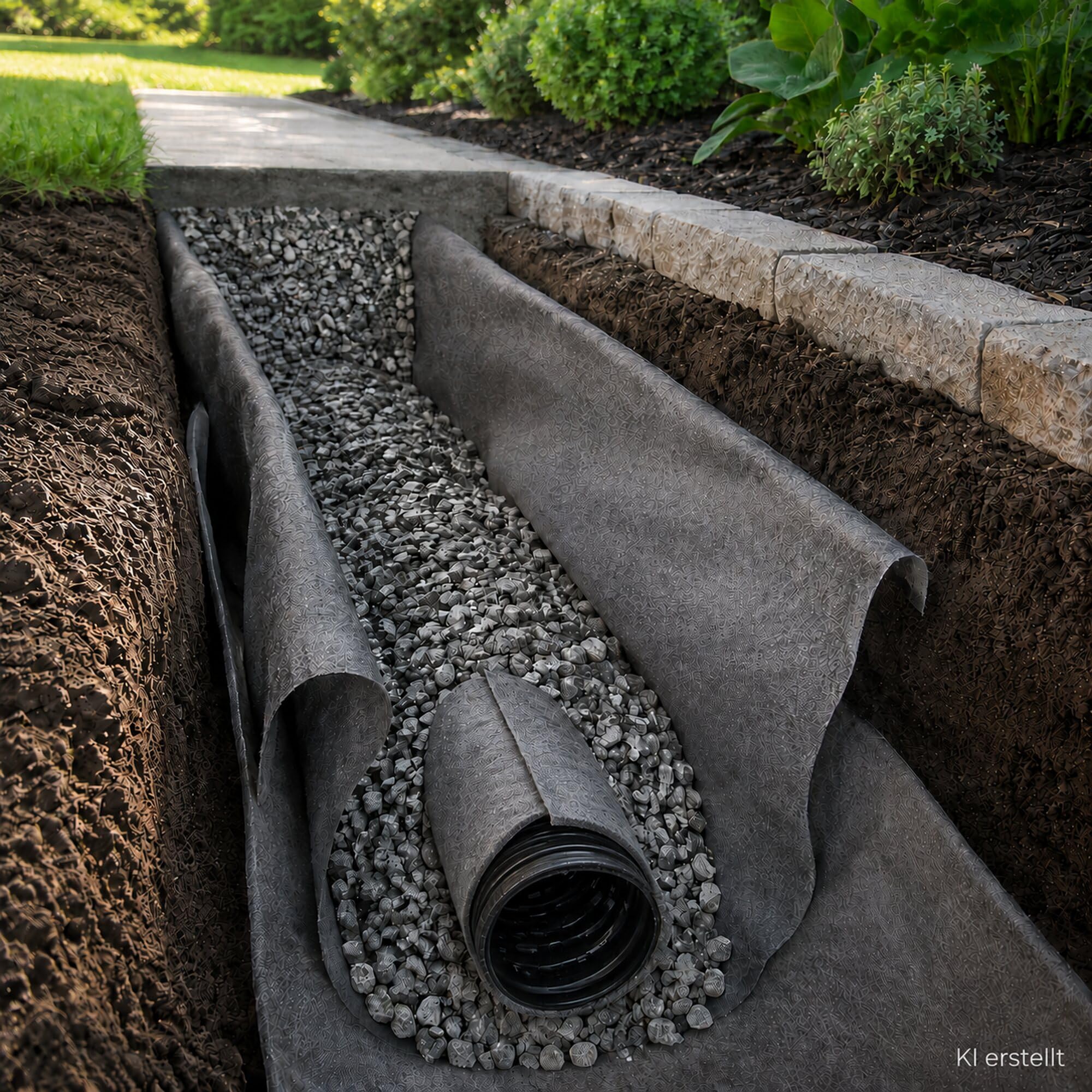 AQUAGART Tessuto non tessuto geotessile da giardino, 120 g/m² o 150 g/m², grigio/bianco, tessuto filtrante, tessuto non tessuto separatore e tessuto protettivo per giardino, ghiaia, pavimentazione