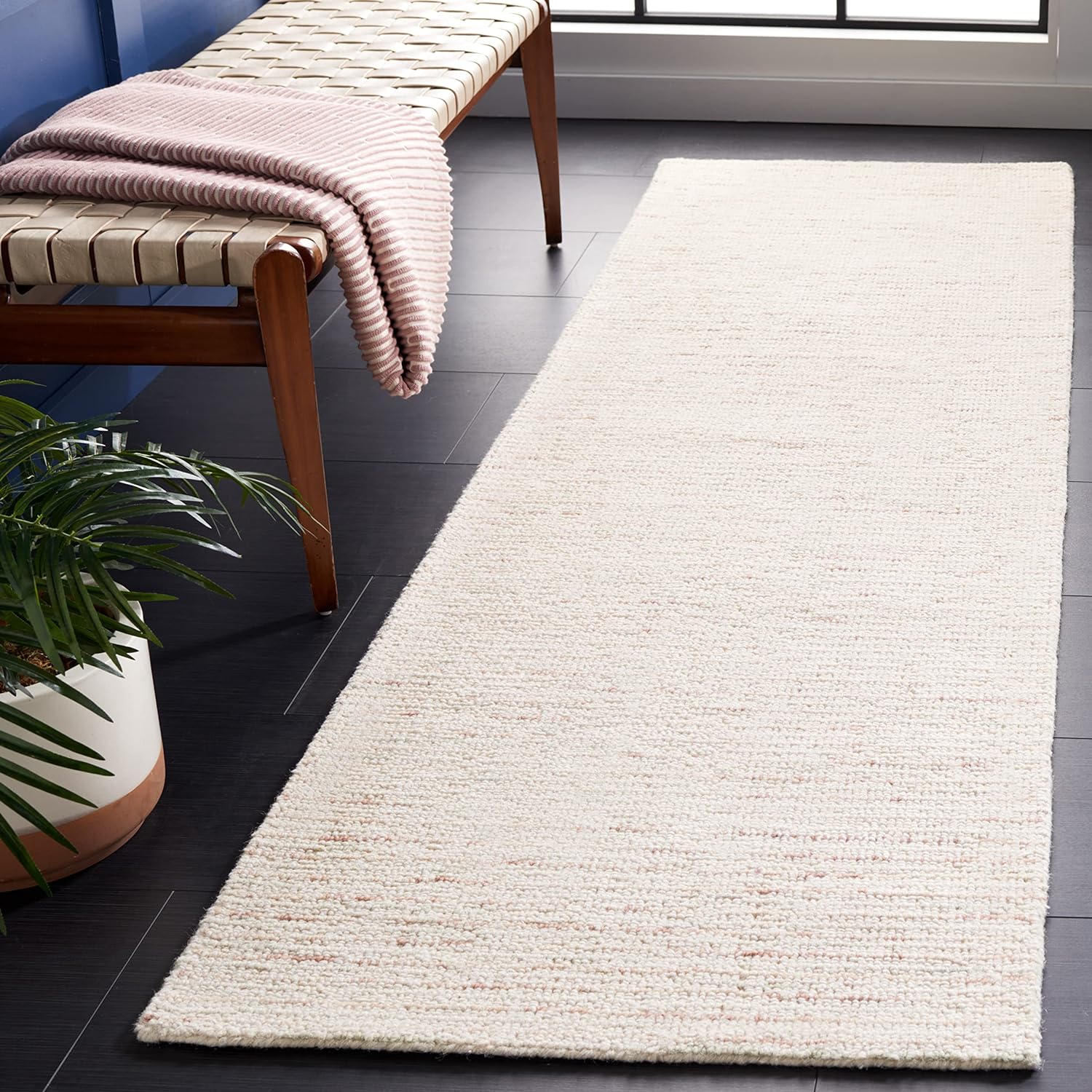 SAFAVIEH Abstract Collection Runner Rug 2'3" x 8', Ivory