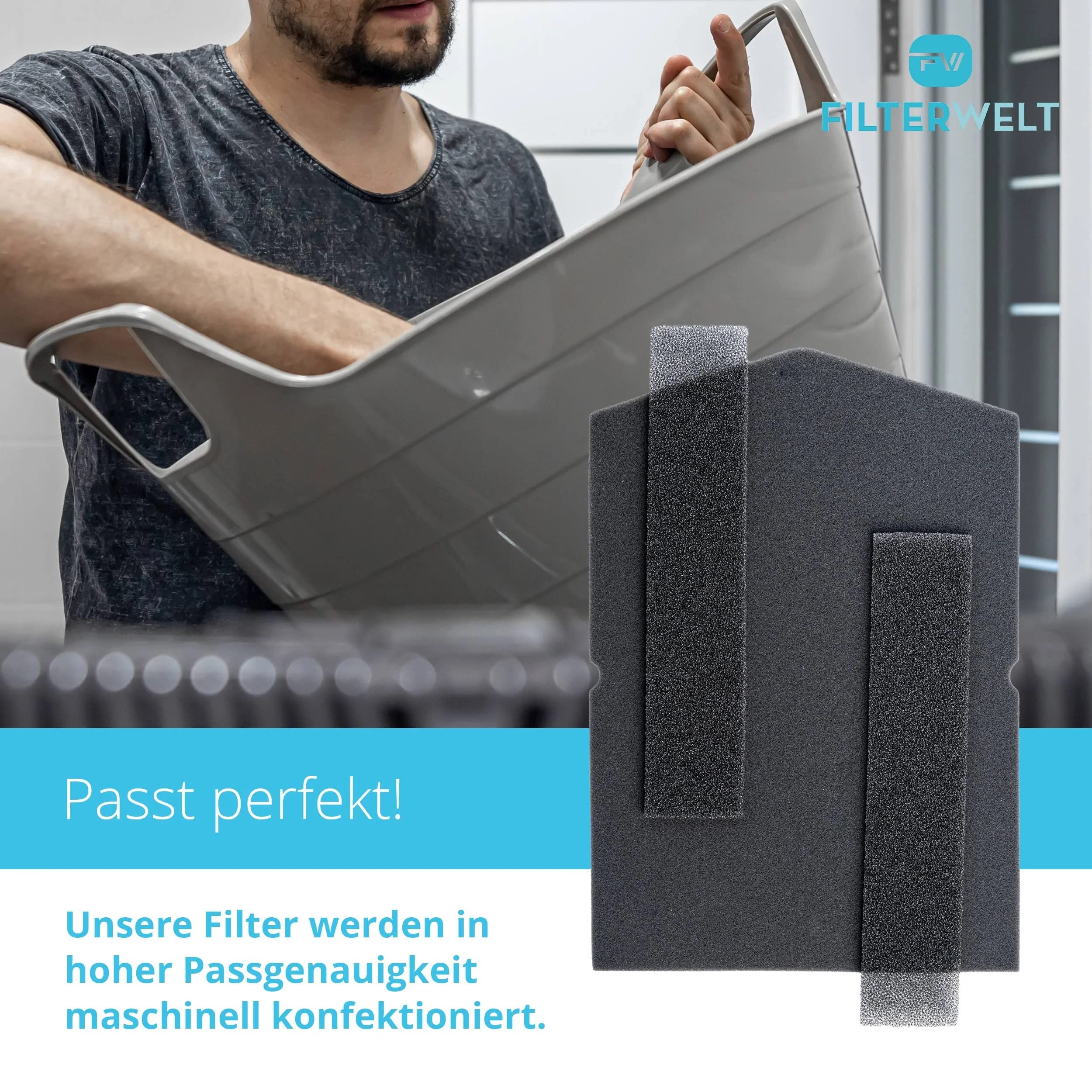 Set Filtri Per Asciugatrici Miele - Filtro Spugna 6057930 + Filtri Condensazione 9688381/9688380 - Foto 6