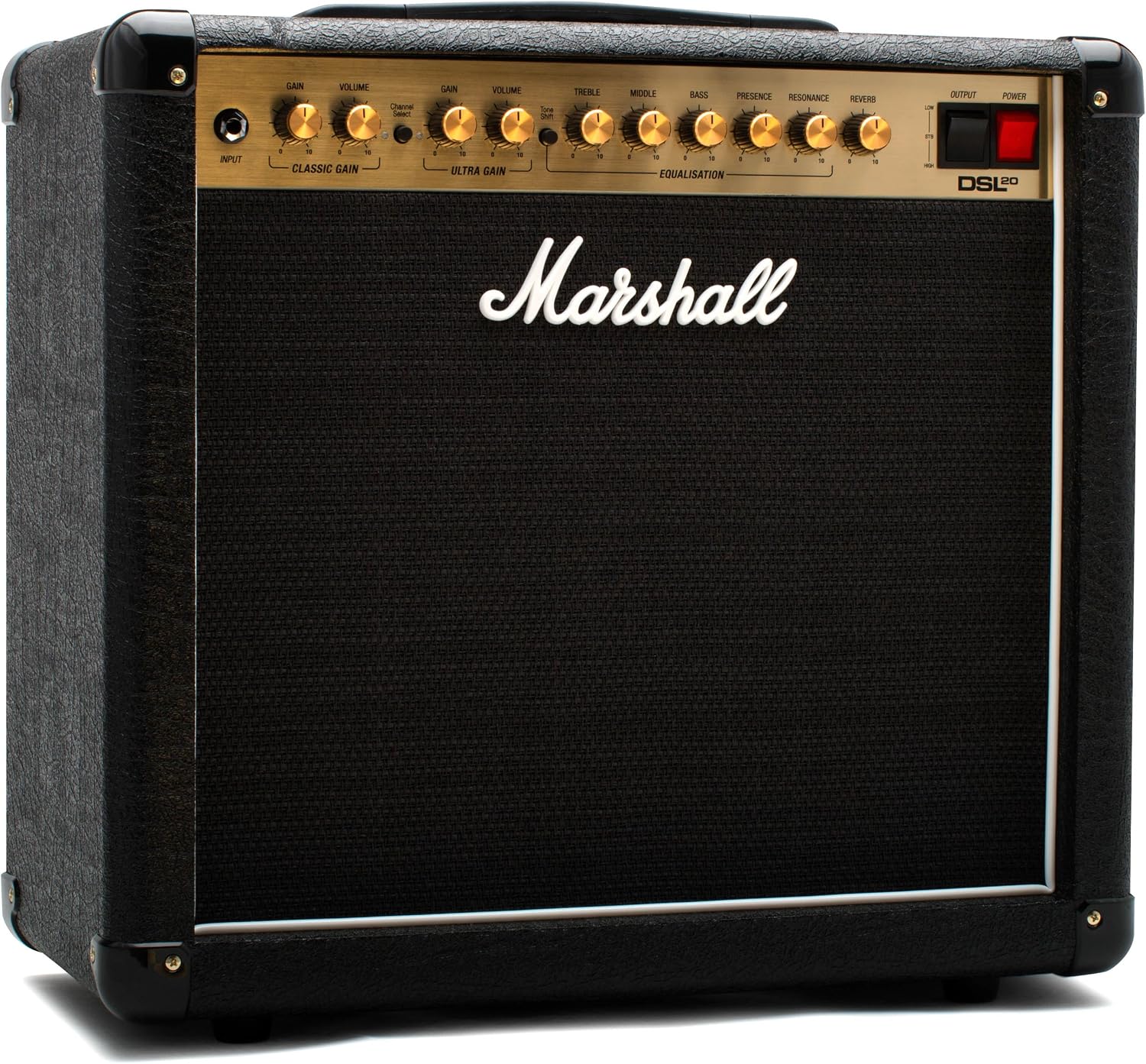 Amazon.com: Marshall dsl20cr 20 W tubo Combo Amplificador de guitarra con  Celestion Seventy Eighty altavoz : Instrumentos Musicales