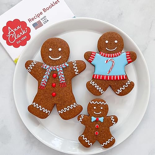 Gingerbread Man Cookie Cutters 3-Pc. Set Made in USA by