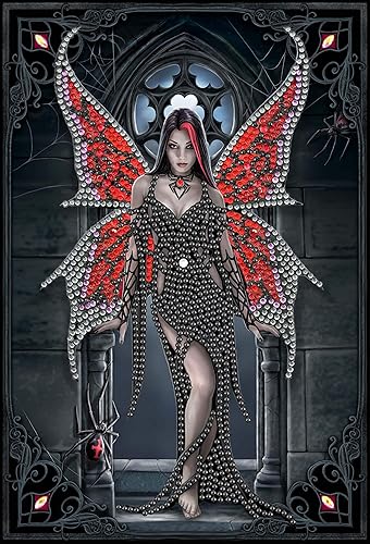 Crystal Art Cuaderno Aracnafaria - Crea una cubierta brillante para cuaderno con cristales - para edades de 8 años en adelante