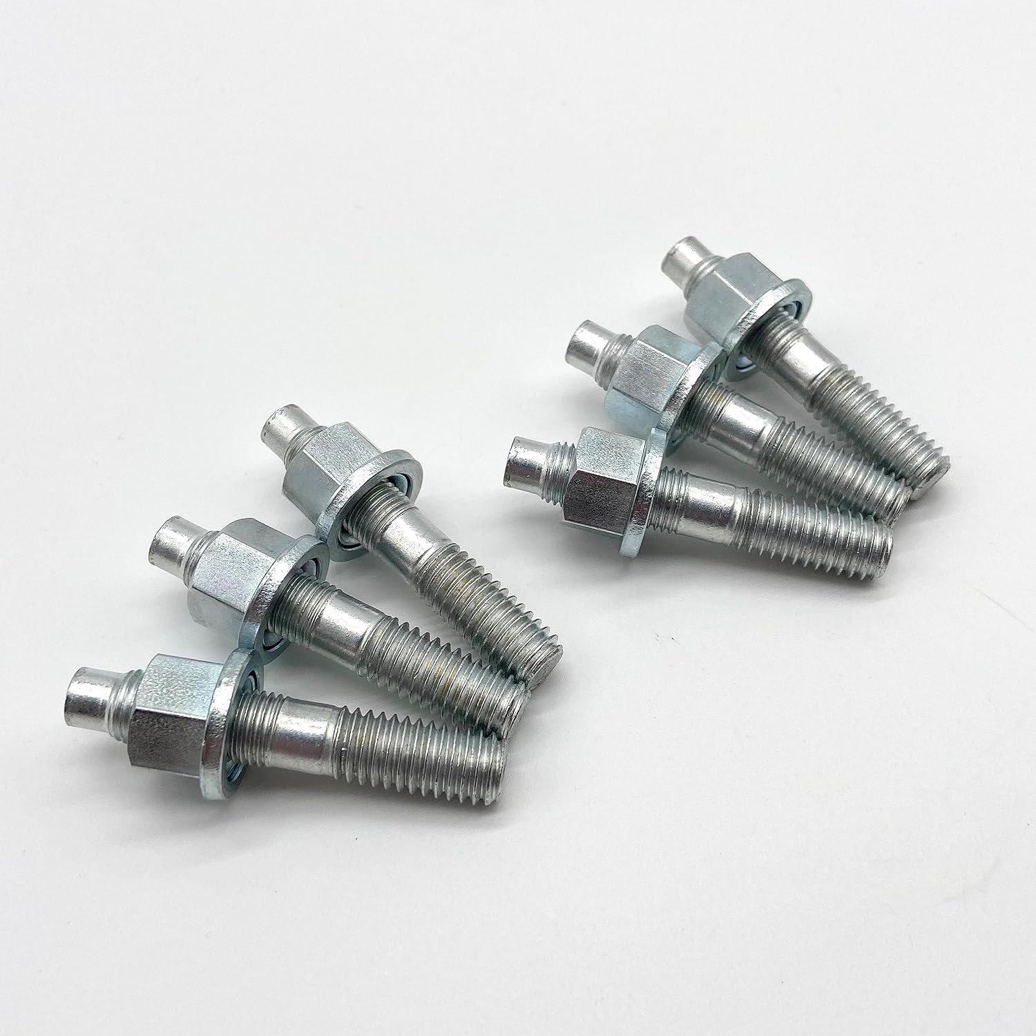 Region Offroad Transfer Case Mounting Studs and Nuts Compatible with Jeep Wrangler YJ TJ JK JKU 87-18 Cherokee XJ 84-01 Grand Cherokee ZJ WJ 93-04 Also Compatible with Dodge Trucks 84-11 and Ram ZINC
